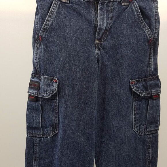 Wrangler Jeans Authentic Issue Denim Jeans Boys Cargo Size 4 - Picture 4 of 9